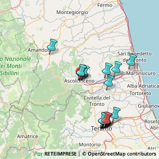 Mappa Viale Sinibaldo Vellei, 63100 Ascoli Piceno AP, Italia (17.5505)