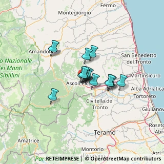 Mappa Viale Sinibaldo Vellei, 63100 Ascoli Piceno AP, Italia (8.2275)