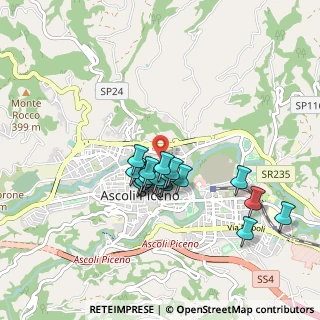 Mappa Viale Sinibaldo Vellei, 63100 Ascoli Piceno AP, Italia (0.74222)