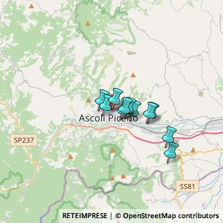 Mappa Viale Sinibaldo Vellei, 63100 Ascoli Piceno AP, Italia (2.23636)