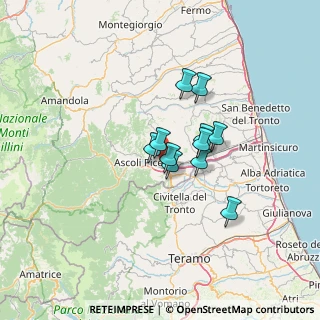 Mappa Frazione Monticelli, 63100 Ascoli Piceno AP, Italia (9.05636)
