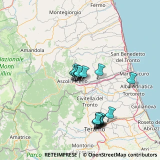 Mappa Frazione Monticelli, 63100 Ascoli Piceno AP, Italia (12.989)