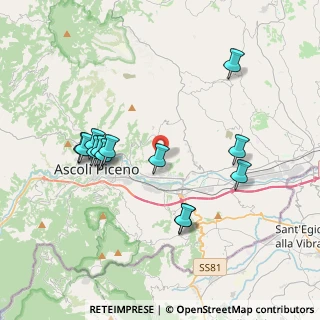 Mappa Frazione Monticelli, 63100 Ascoli Piceno AP, Italia (3.95538)