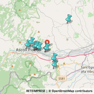 Mappa Frazione Monticelli, 63100 Ascoli Piceno AP, Italia (2.93727)