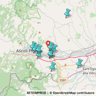 Mappa Frazione Monticelli, 63100 Ascoli Piceno AP, Italia (3.19)