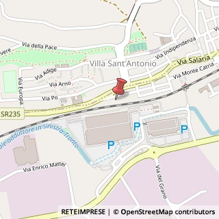 Mappa Via Monte Vettore, 121, 63082 Ascoli Piceno, Ascoli Piceno (Marche)