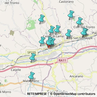 Mappa Via Monte Acuto, 63082 Castel di Lama AP, Italia (1.925)