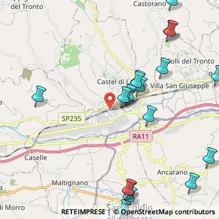 Mappa Via Monte Acuto, 63082 Castel di Lama AP, Italia (2.9645)