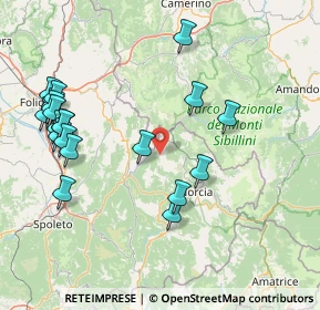 Mappa Via dell'Icona, 06047 Corone PG, Italia (18.939)