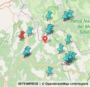 Mappa Via dell'Icona, 06047 Corone PG, Italia (8.6705)