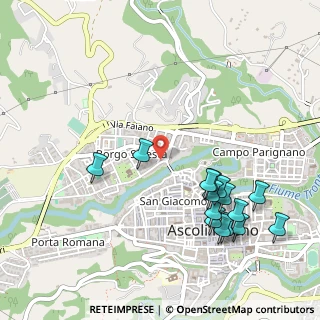 Mappa Via Berardo Tucci, 63100 Ascoli Piceno AP, Italia (0.598)