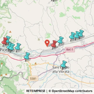 Mappa Contrada Campolungo snc, 63100 Ascoli Piceno AP, Italia (6.02429)