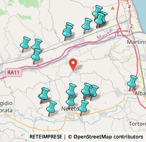 Mappa Via del Torrione, 64010 Controguerra TE, Italia (4.7165)