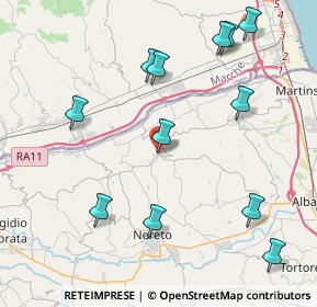 Mappa Via del Torrione, 64010 Controguerra TE, Italia (4.87667)