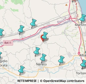 Mappa Via del Torrione, 64010 Controguerra TE, Italia (7.04895)