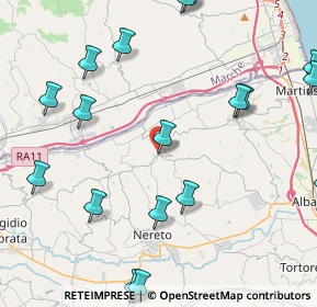 Mappa Via del Torrione, 64010 Controguerra TE, Italia (6.034)
