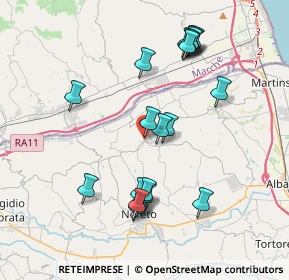 Mappa Via del Torrione, 64010 Controguerra TE, Italia (4.0125)