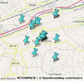 Mappa Via del Torrione, 64010 Controguerra TE, Italia (1.3565)