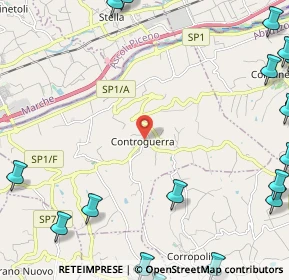 Mappa Via del Torrione, 64010 Controguerra TE, Italia (3.951)