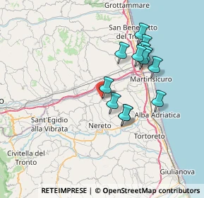 Mappa Via del Torrione, 64010 Controguerra TE, Italia (6.69308)