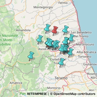 Mappa Area 21, 63100 Ascoli Piceno AP, Italia (9.5565)