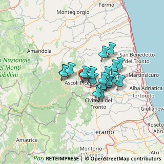 Mappa Area 21, 63100 Ascoli Piceno AP, Italia (9.4685)