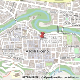 Mappa Via D'Ancaria, 36, 63100 Ascoli Piceno, Ascoli Piceno (Marche)