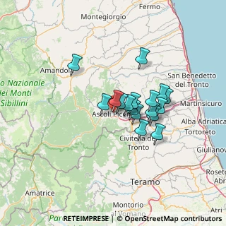 Mappa Via Antonio Vipera, 63100 Ascoli Piceno AP, Italia (9.99471)