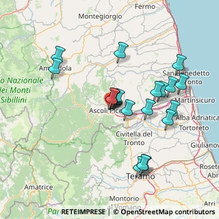 Mappa Via Antonio Vipera, 63100 Ascoli Piceno AP, Italia (14.3915)