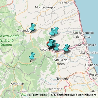 Mappa Via D'Ancaria, 63100 Ascoli Piceno AP, Italia (7.64133)