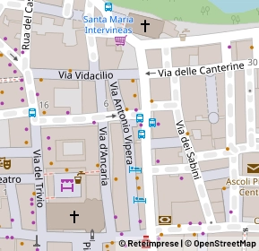 Mappa Via Carlo Goldoni, 63100 Ascoli Piceno AP, Italia (0)