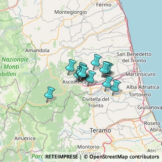 Mappa Largo Campania, 63100 Ascoli Piceno AP, Italia (6.2975)