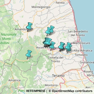 Mappa Via Marche, 63100 Ascoli Piceno AP, Italia (8.70706)