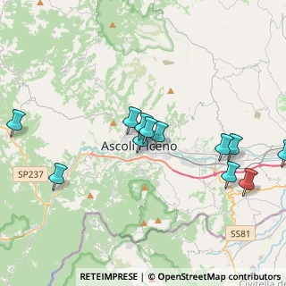 Mappa Via Giuseppe Sacconi, 63100 Ascoli Piceno AP, Italia (4.18667)