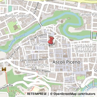Mappa Via E. Clementi, 7, 63100 Ascoli Piceno, Ascoli Piceno (Marche)