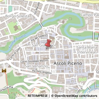 Mappa Rua della Colonna,  3, 63100 Ascoli Piceno, Ascoli Piceno (Marche)