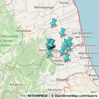 Mappa Via Piemonte, 63100 Ascoli Piceno AP, Italia (7.08429)