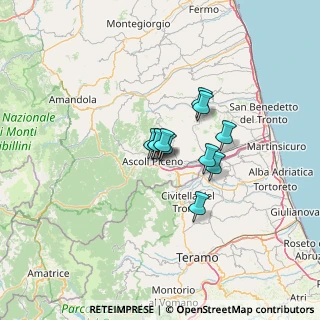 Mappa Via Umbria, 63100 Ascoli Piceno AP, Italia (7.55545)