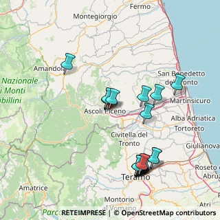 Mappa Via Umbria, 63100 Ascoli Piceno AP, Italia (16.992)
