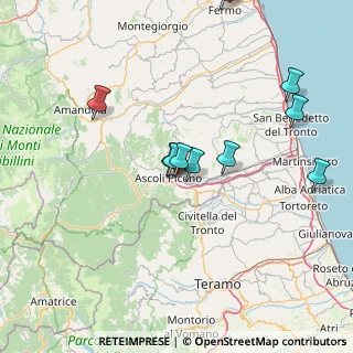 Mappa Via Umbria, 63100 Ascoli Piceno AP, Italia (17.01636)