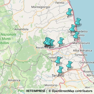 Mappa Via Umbria, 63100 Ascoli Piceno AP, Italia (13.60692)