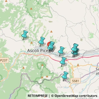 Mappa Via Umbria, 63100 Ascoli Piceno AP, Italia (3.44545)