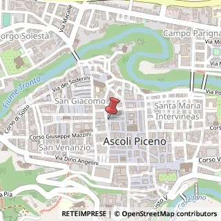 Mappa Via Quinto Curzio Rufo, 14, 63100 Ascoli Piceno, Ascoli Piceno (Marche)