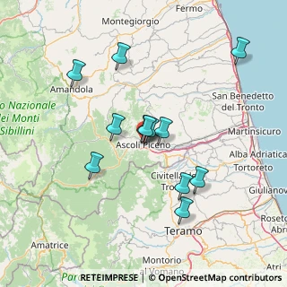 Mappa Via Tito Afranio, 63100 Ascoli Piceno AP, Italia (13.2425)