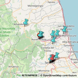 Mappa Via Francesco Crispi, 63100 Ascoli Piceno AP, Italia (17.3835)