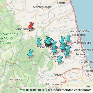 Mappa Via Tito Afranio, 63100 Ascoli Piceno AP, Italia (9.43316)
