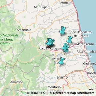 Mappa Via Tito Afranio, 63100 Ascoli Piceno AP, Italia (7.94727)