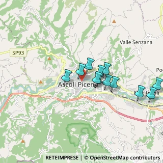 Mappa Via Francesco Crispi, 63100 Ascoli Piceno AP, Italia (1.64667)