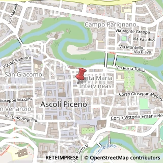 Mappa Via dei Sabini, 10, 63100 Ascoli Piceno, Ascoli Piceno (Marche)