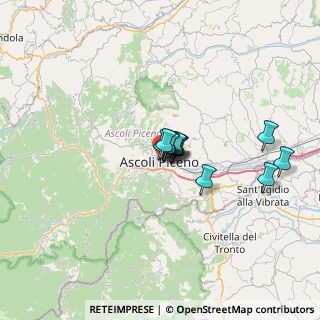 Mappa Via dei Sabini, 63100 Ascoli Piceno AP, Italia (3.87769)